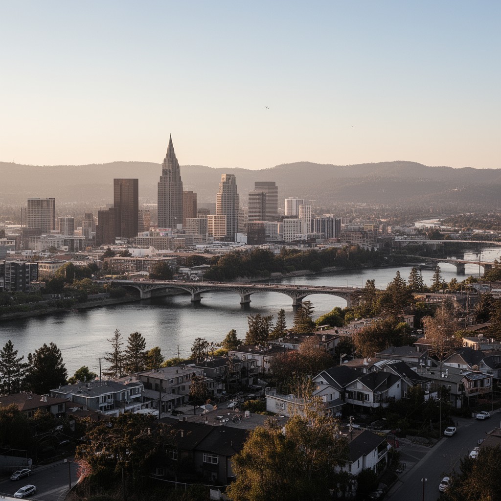 AI-generated illustration of River City