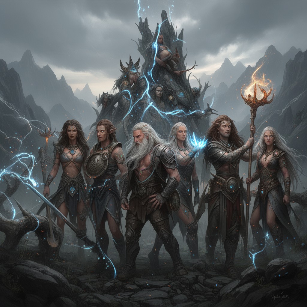 AI-generated illustration of Vanir