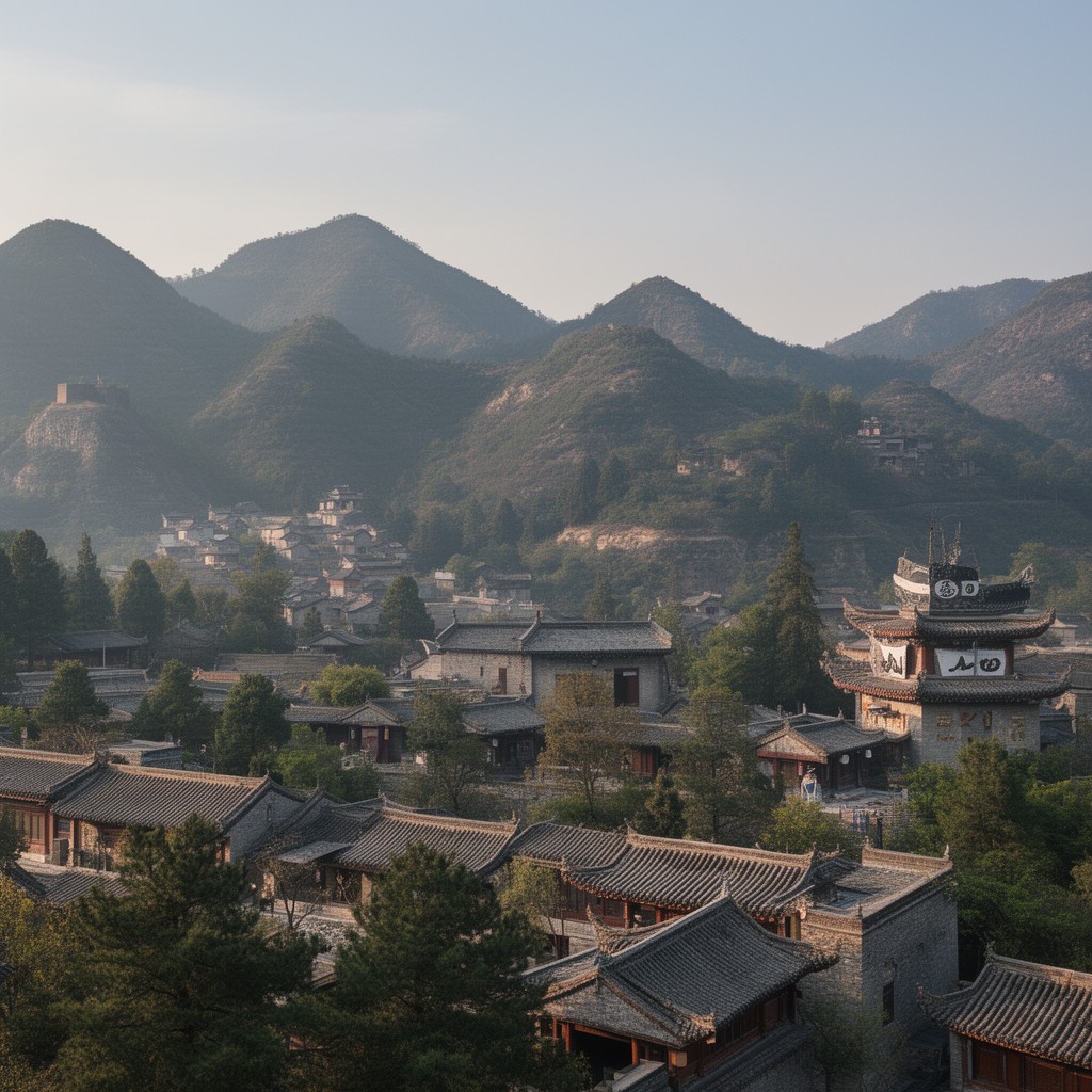 AI-generated illustration of Changping District