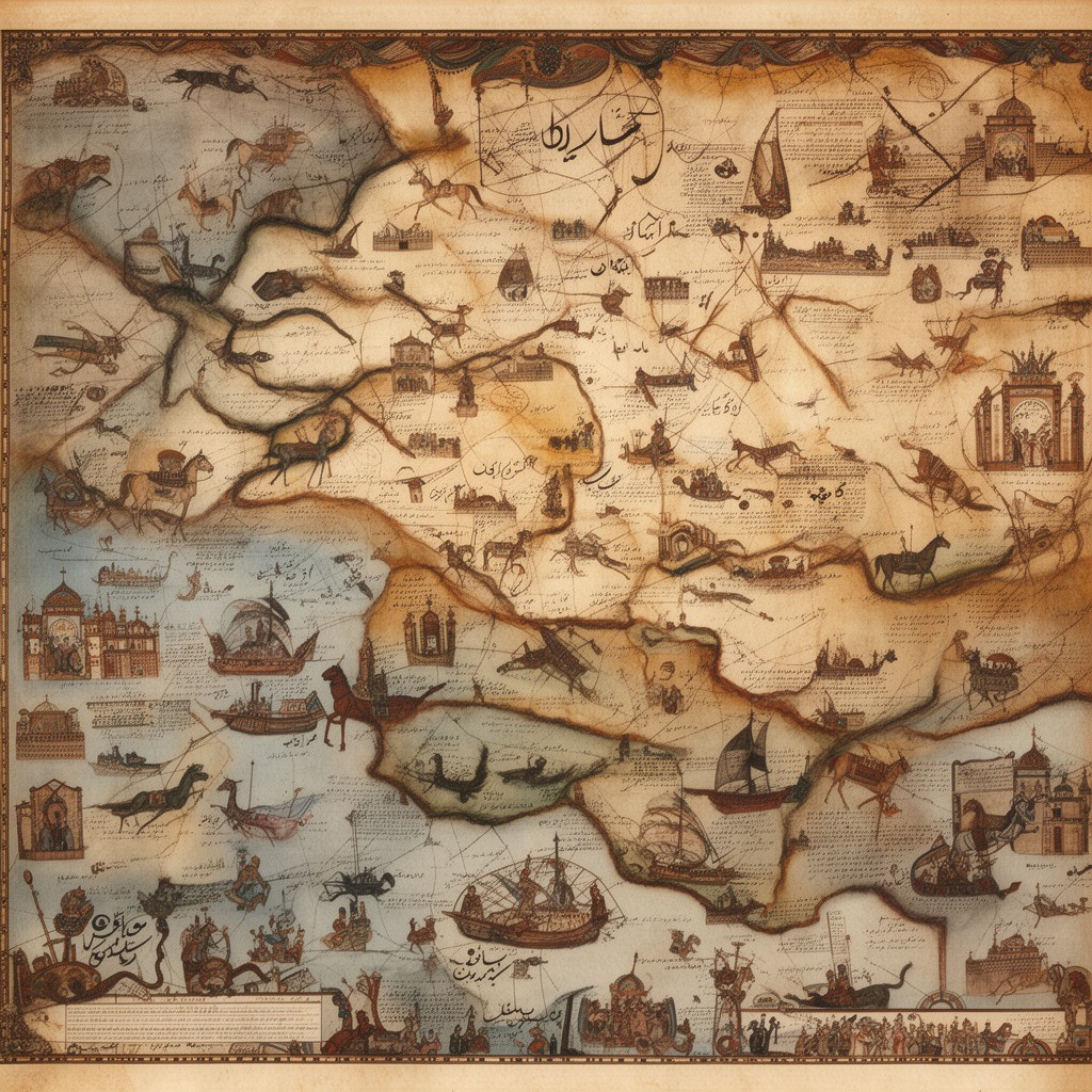 AI-generated illustration of Afsharid Empire
