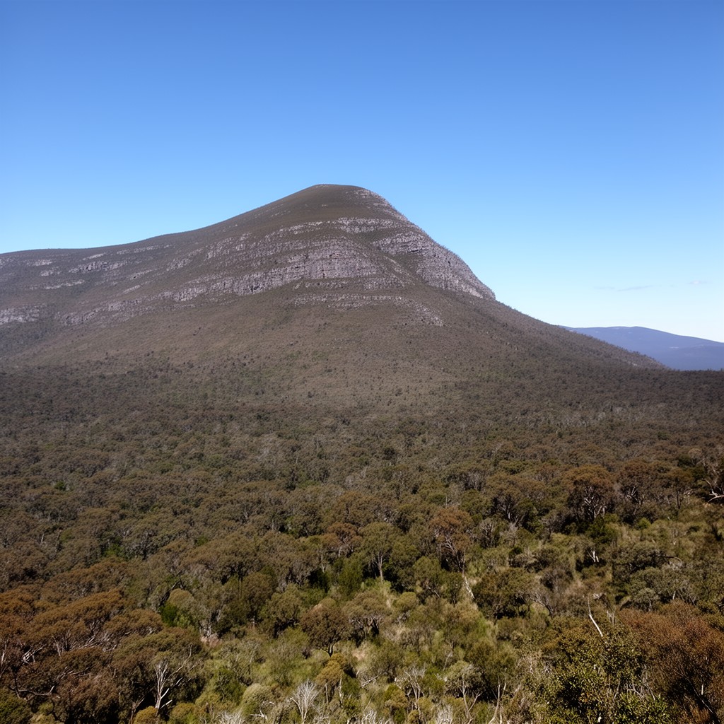 AI-generated illustration of Mount Tennent