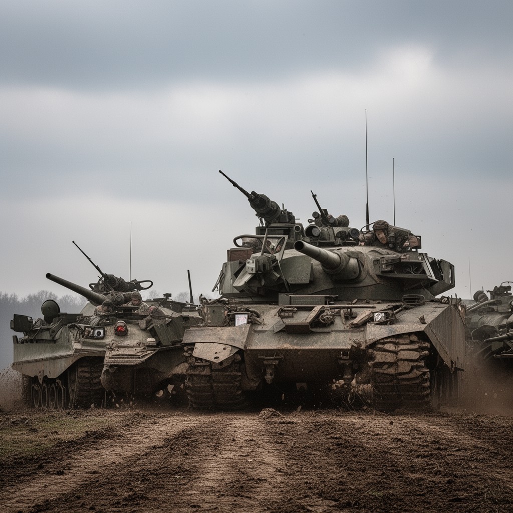 AI-generated illustration of 6th Armored Division