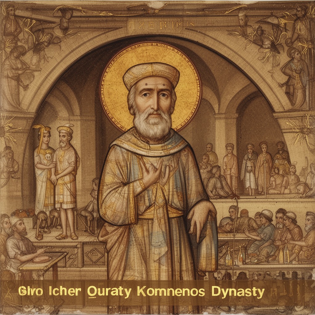 AI-generated illustration of Komnenos dynasty