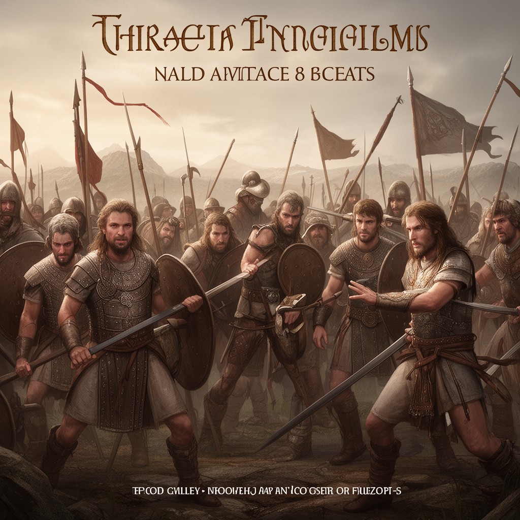 AI-generated illustration of Thracians