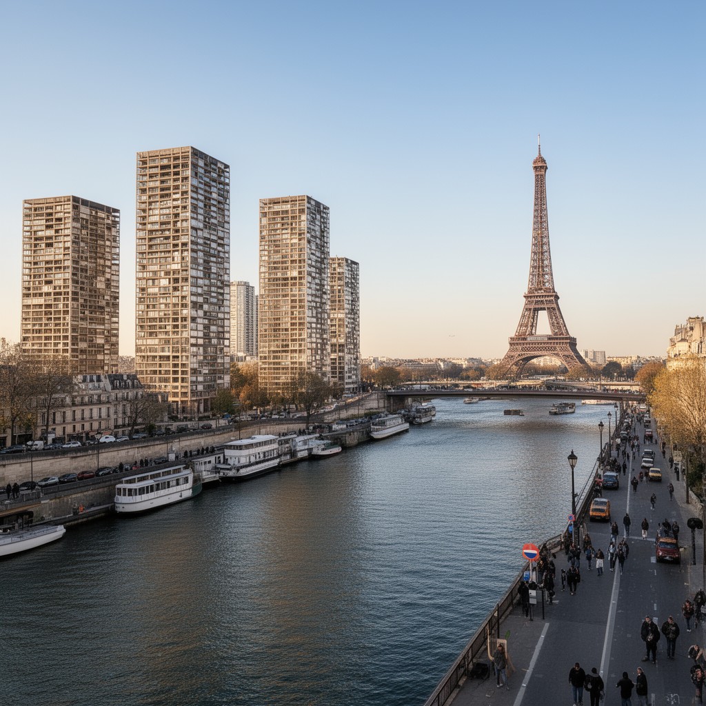 AI-generated illustration of Quai de Grenelle