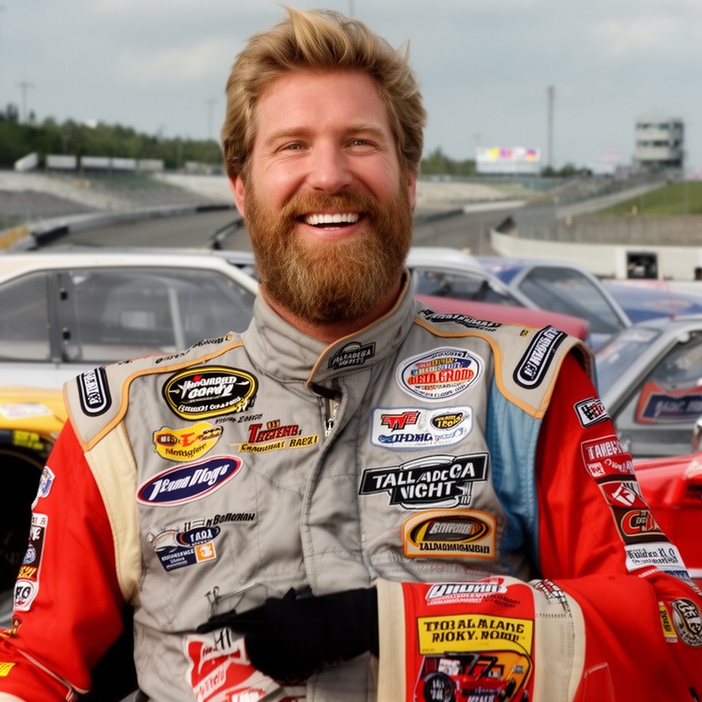 AI-generated illustration of Ricky Bobby