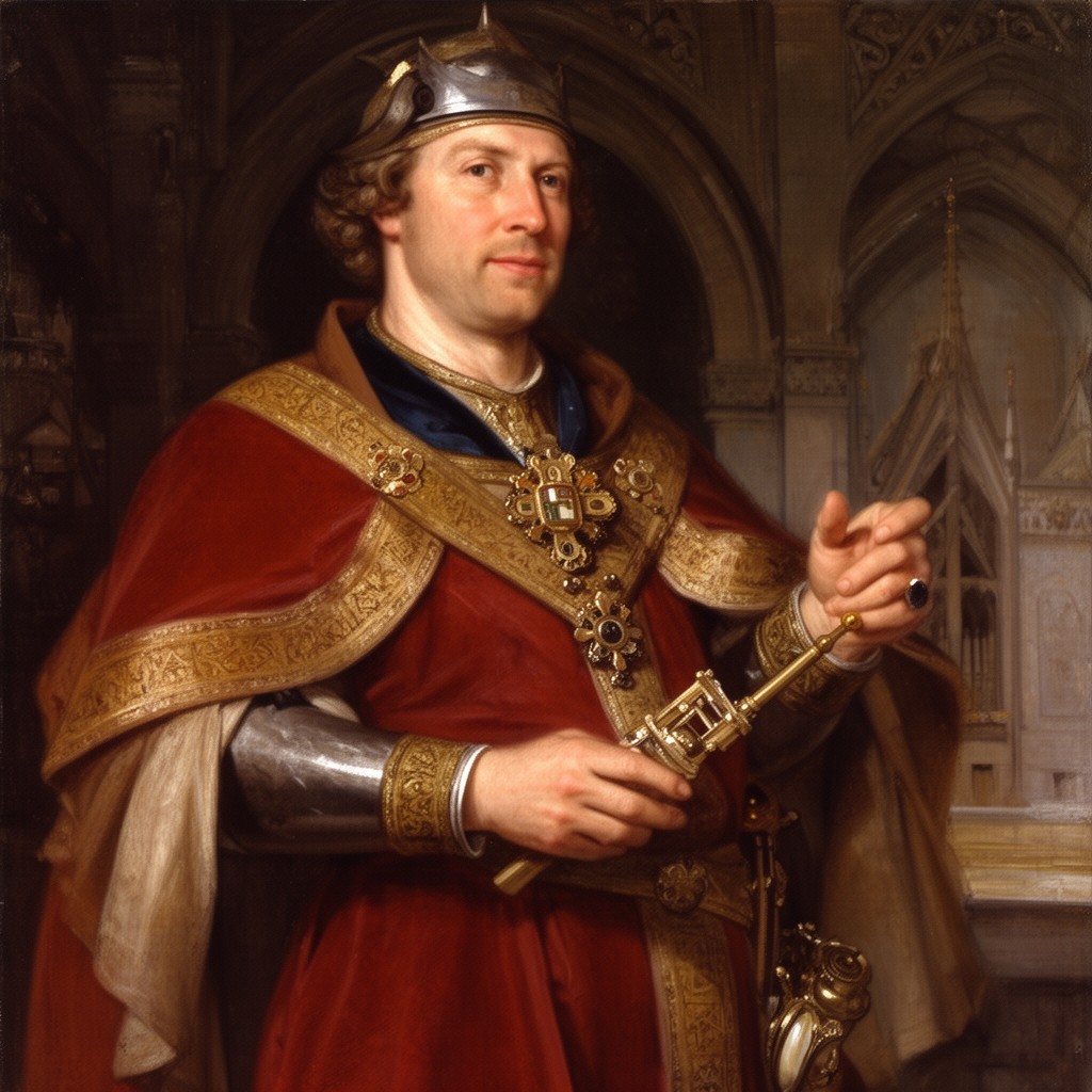 AI-generated illustration of John Balliol