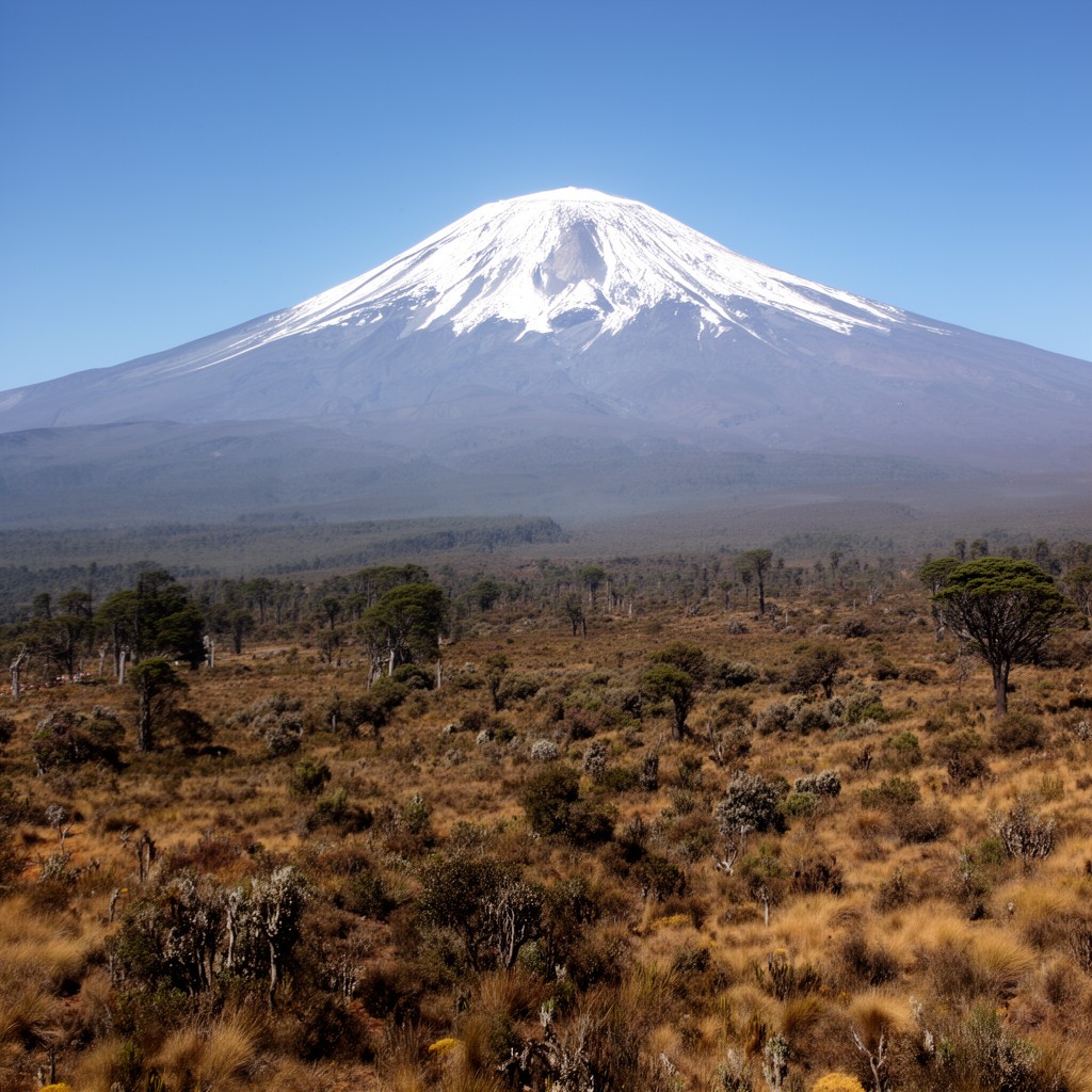 AI-generated illustration of Kilimanjaro National Park