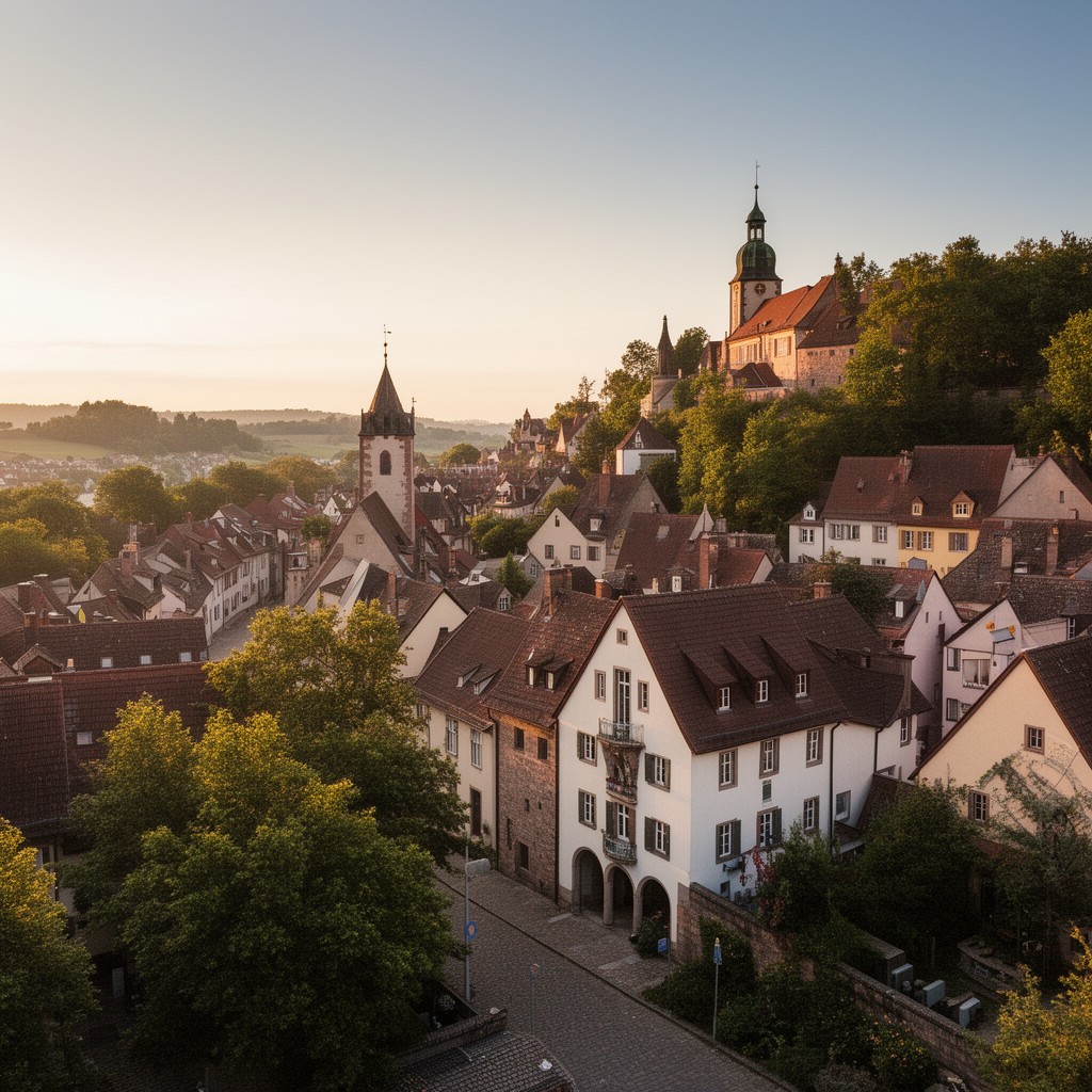 AI-generated illustration of Weil der Stadt