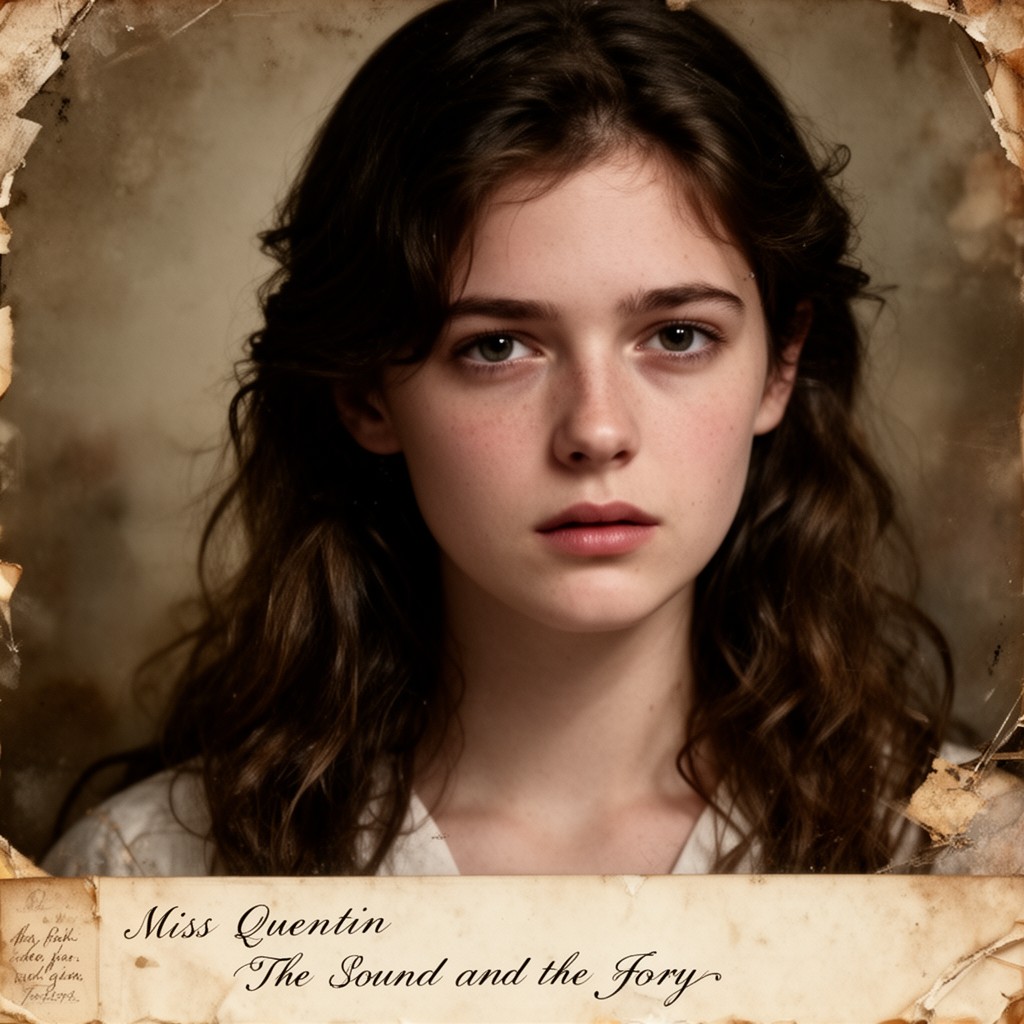 AI-generated illustration of Miss Quentin