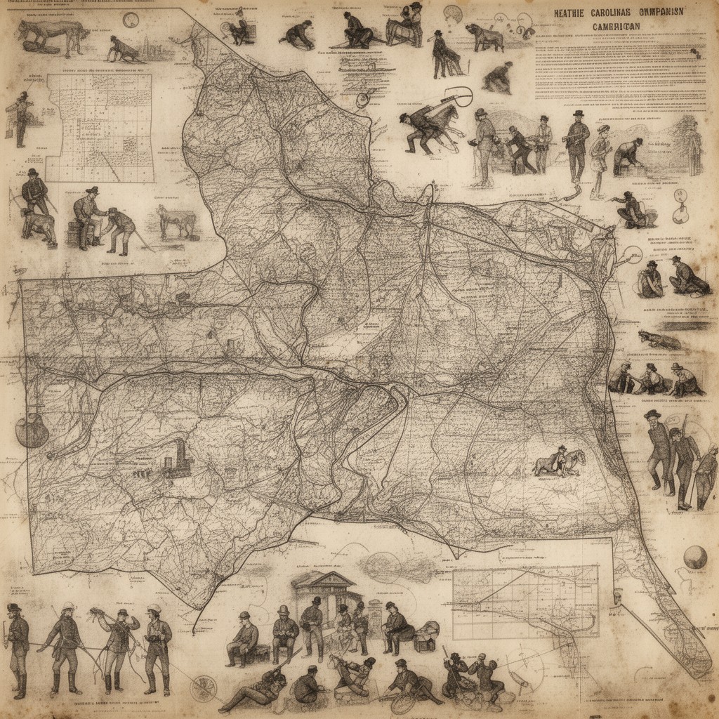 AI-generated illustration of Carolinas Campaign