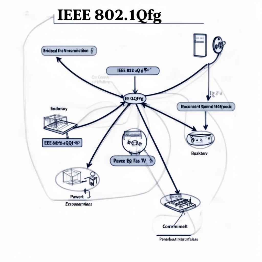 AI-generated illustration of IEEE 802.1Qfg