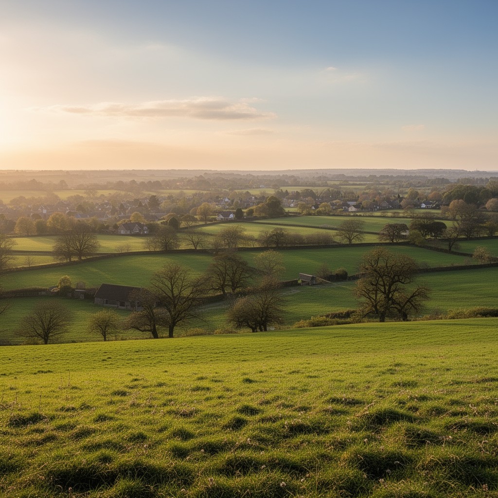 AI-generated illustration of Cambridgeshire, England