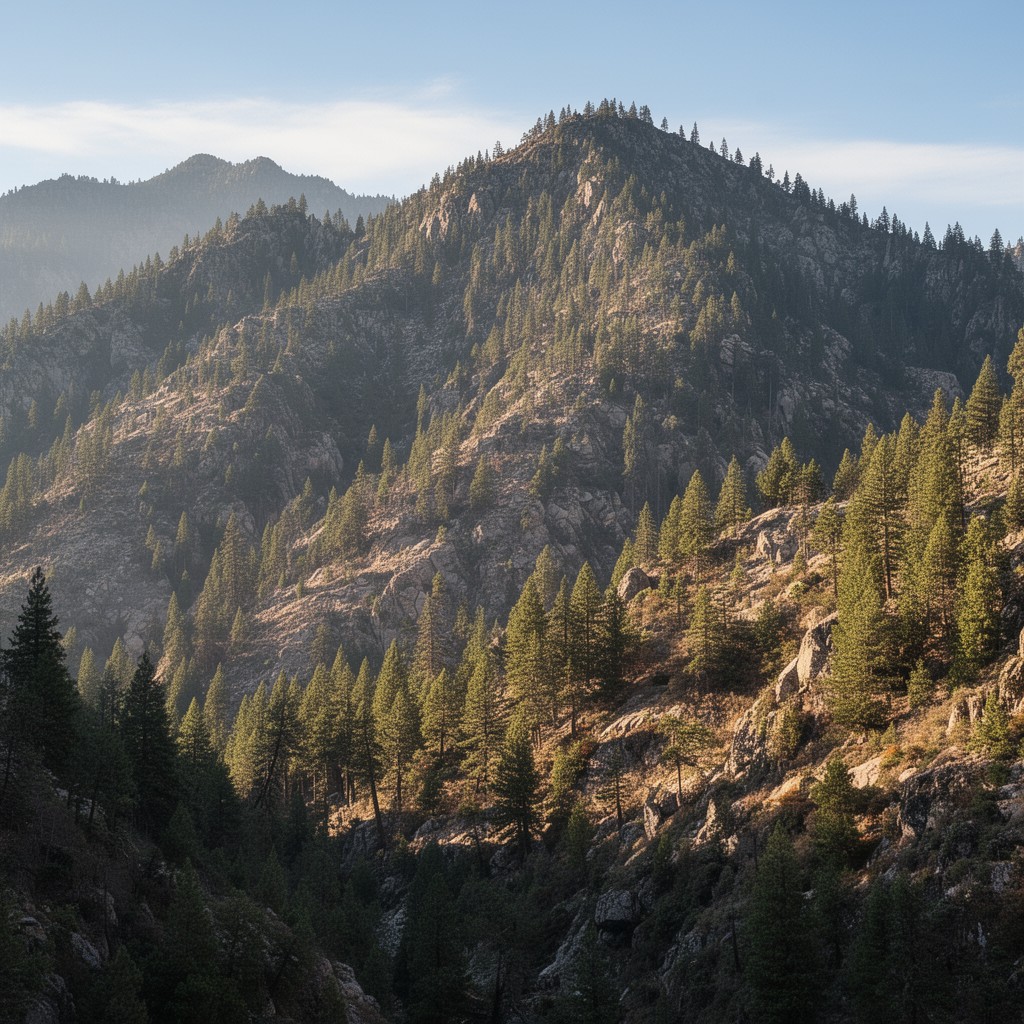 AI-generated illustration of San Bernardino National Forest