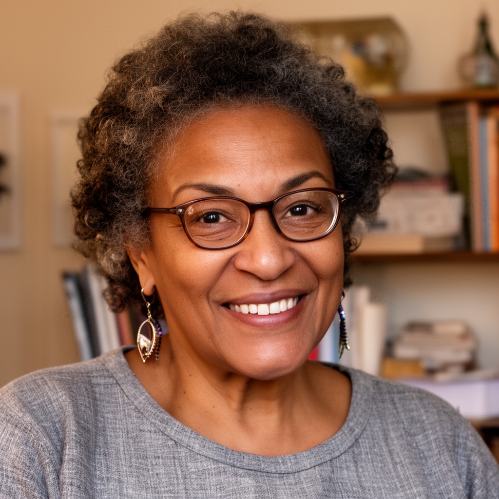 AI-generated illustration of June Jordan