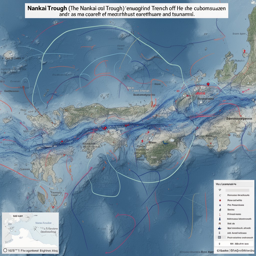 AI-generated illustration of Nankai Trough