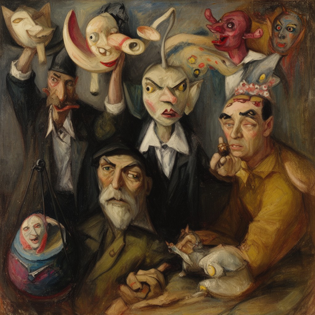 AI-generated illustration of James Ensor