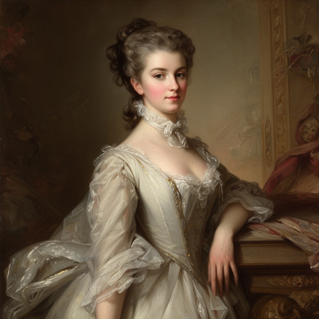 AI-generated illustration of Elisabeth Vigée Le Brun