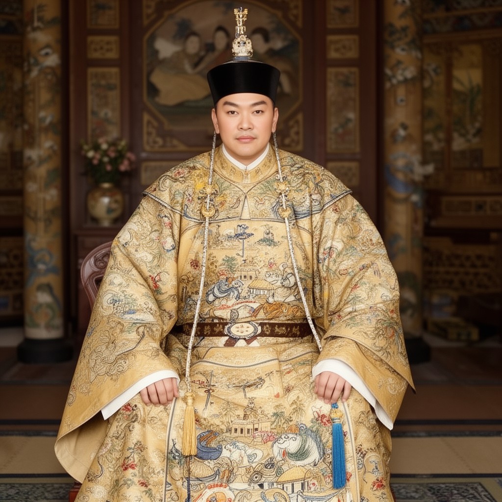 AI-generated illustration of Taichang Emperor