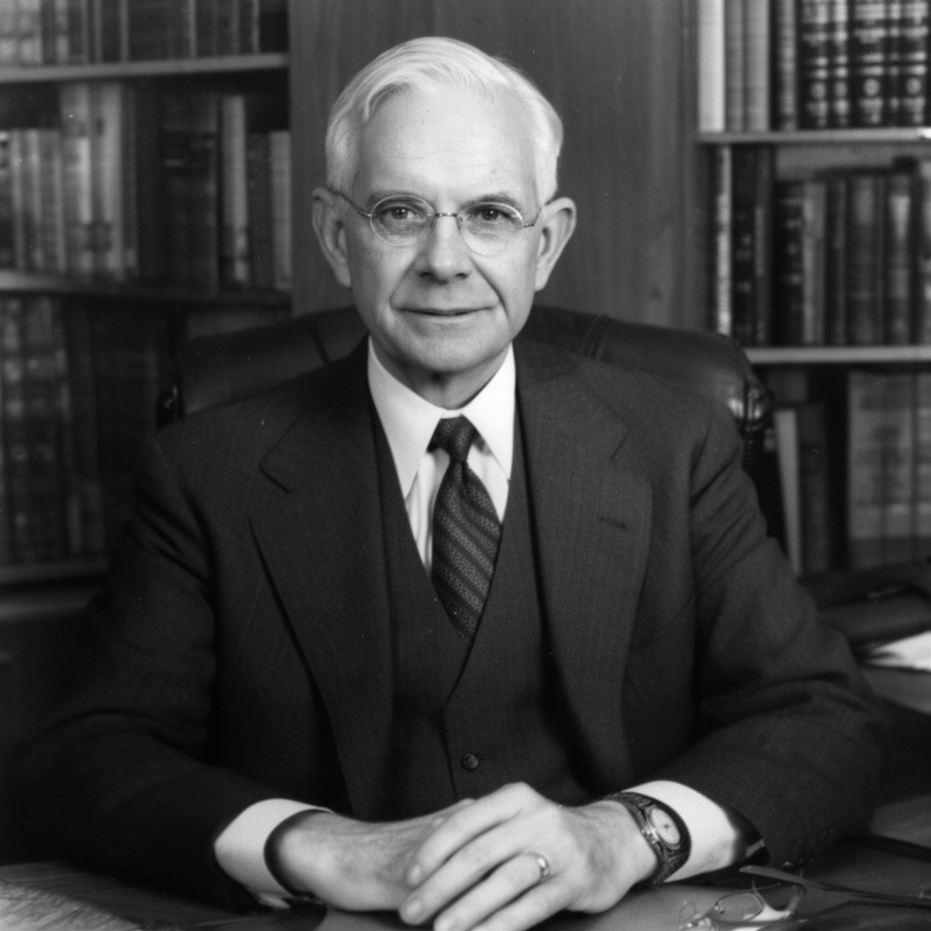AI-generated illustration of Stanley Forman Reed