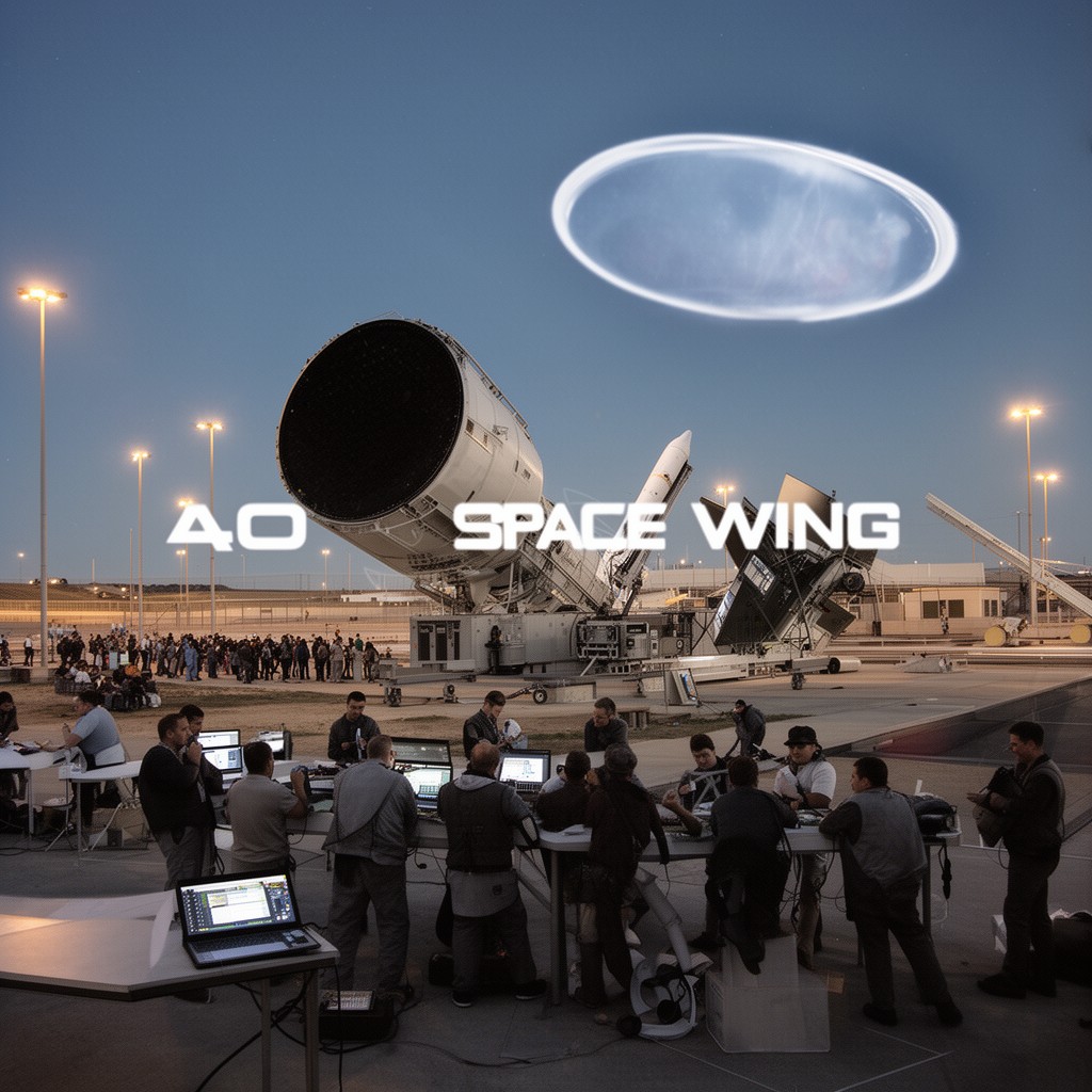 AI-generated illustration of 460th Space Wing