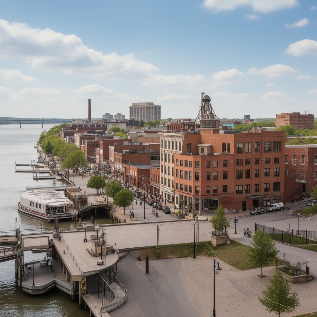AI-generated illustration of Fort Madison