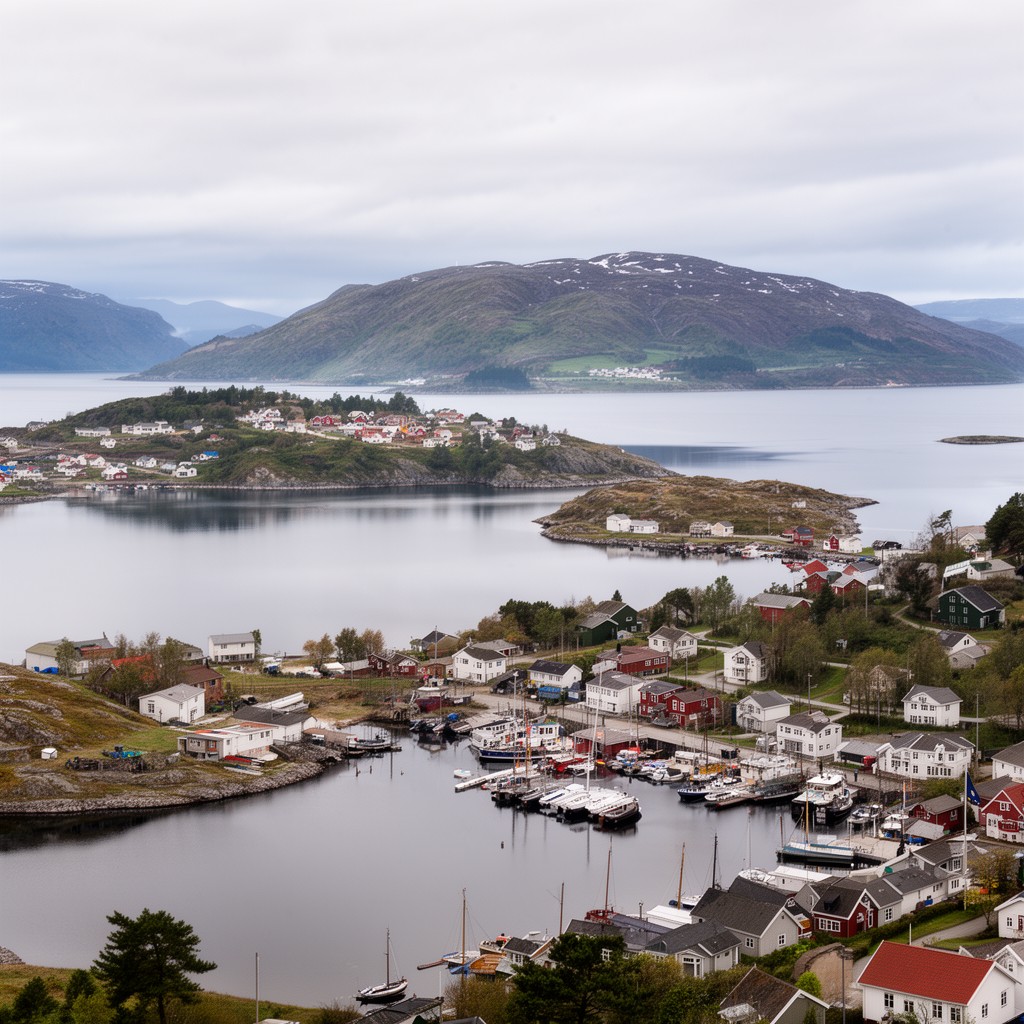 AI-generated illustration of Karmøy