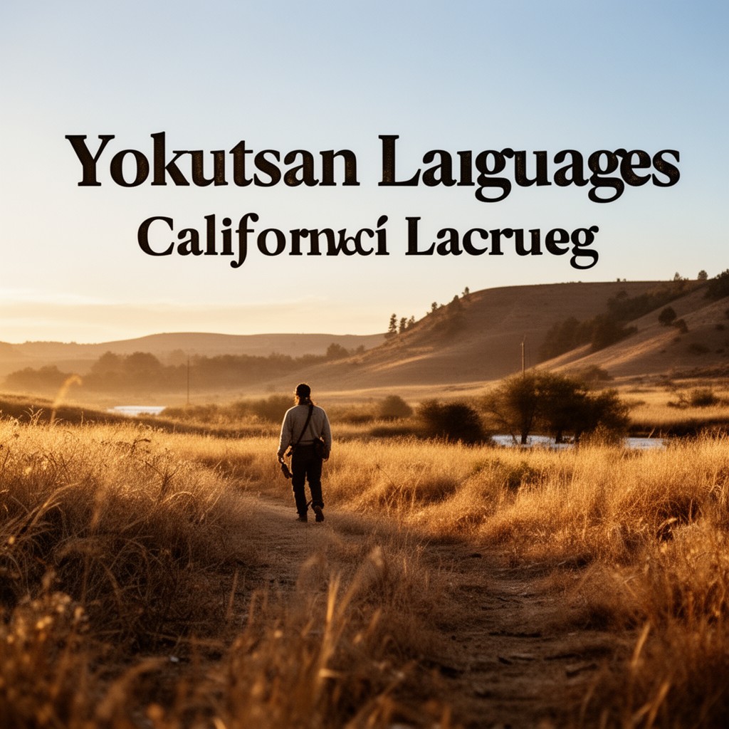AI-generated illustration of Yokutsan languages
