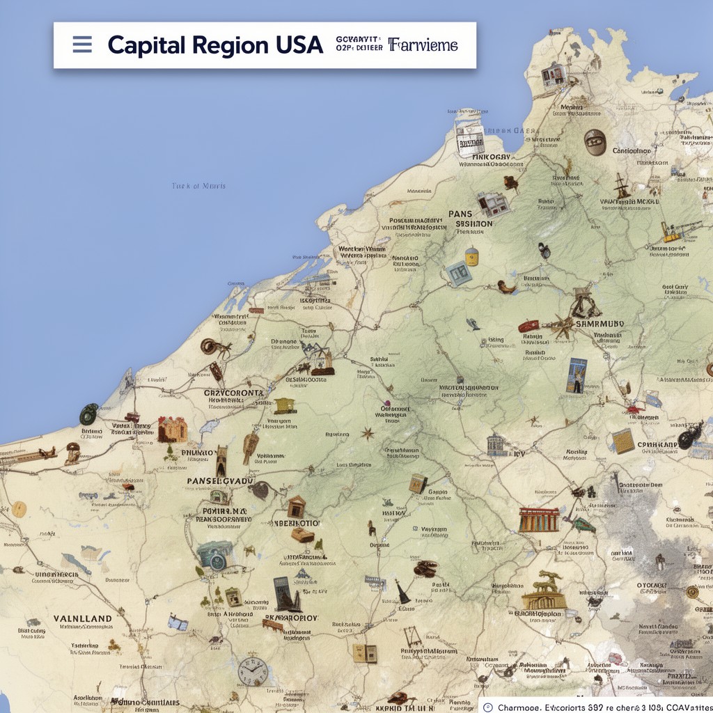 AI-generated illustration of Capital Region USA