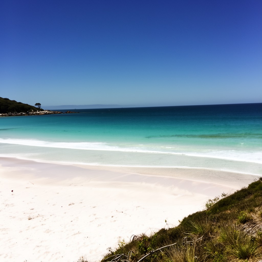 AI-generated illustration of Hyams Beach