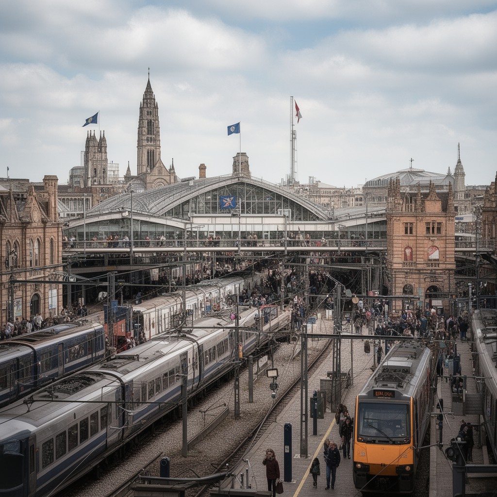 AI-generated illustration of London Paddington