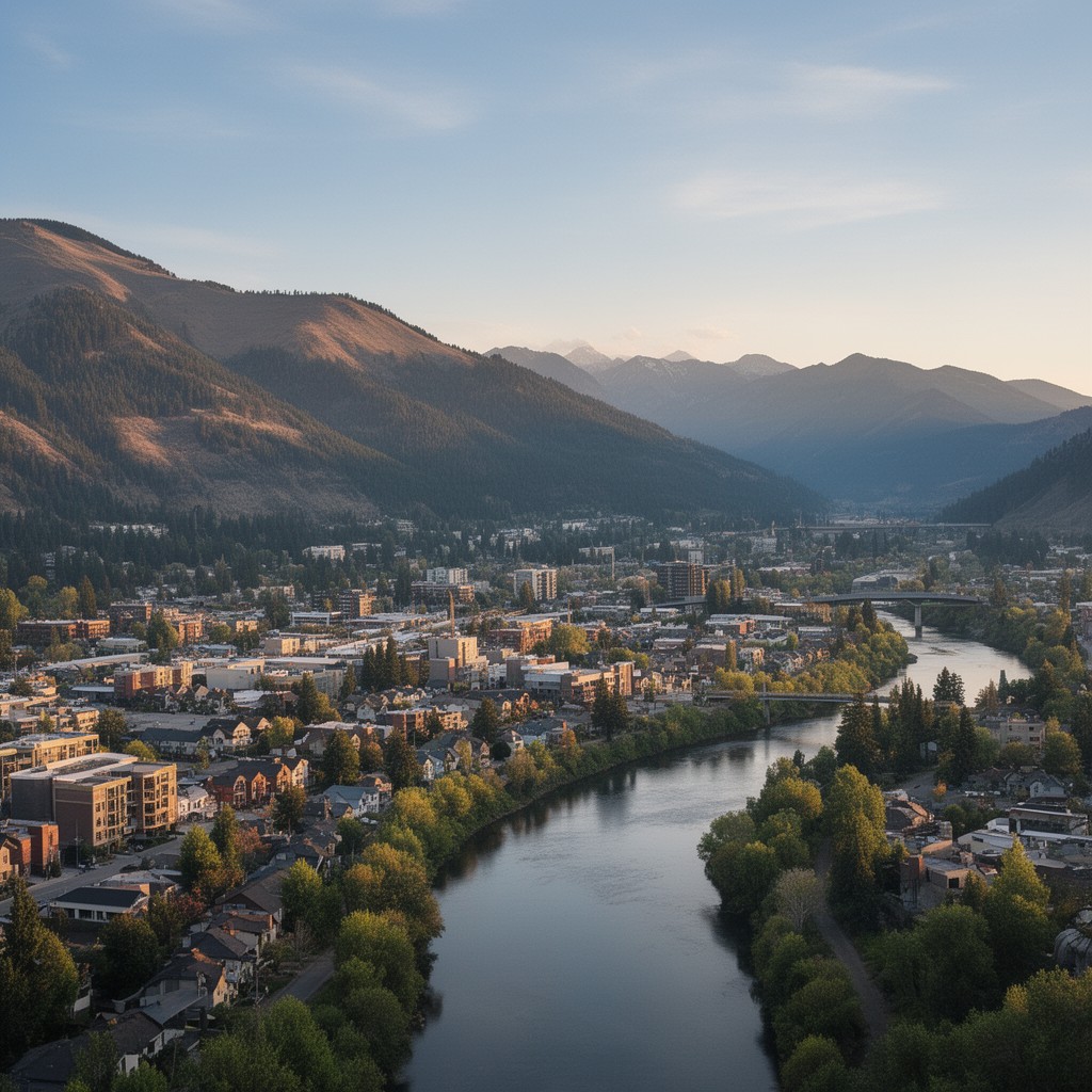 AI-generated illustration of Kamloops