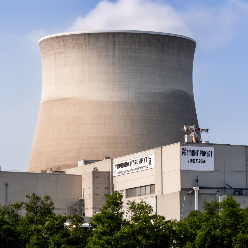 AI-generated illustration of Vermont Yankee Nuclear Power Corp. v. NRDC