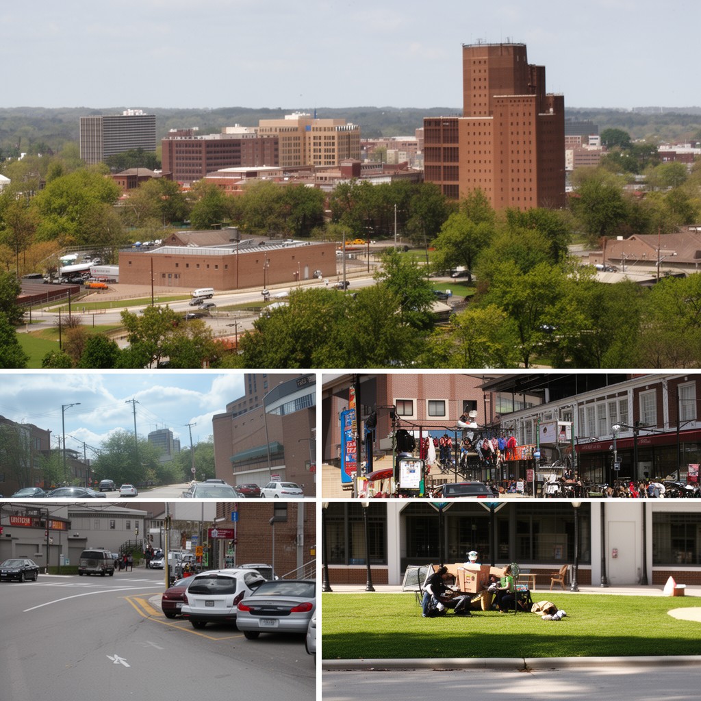 AI-generated illustration of Johnson County, Iowa