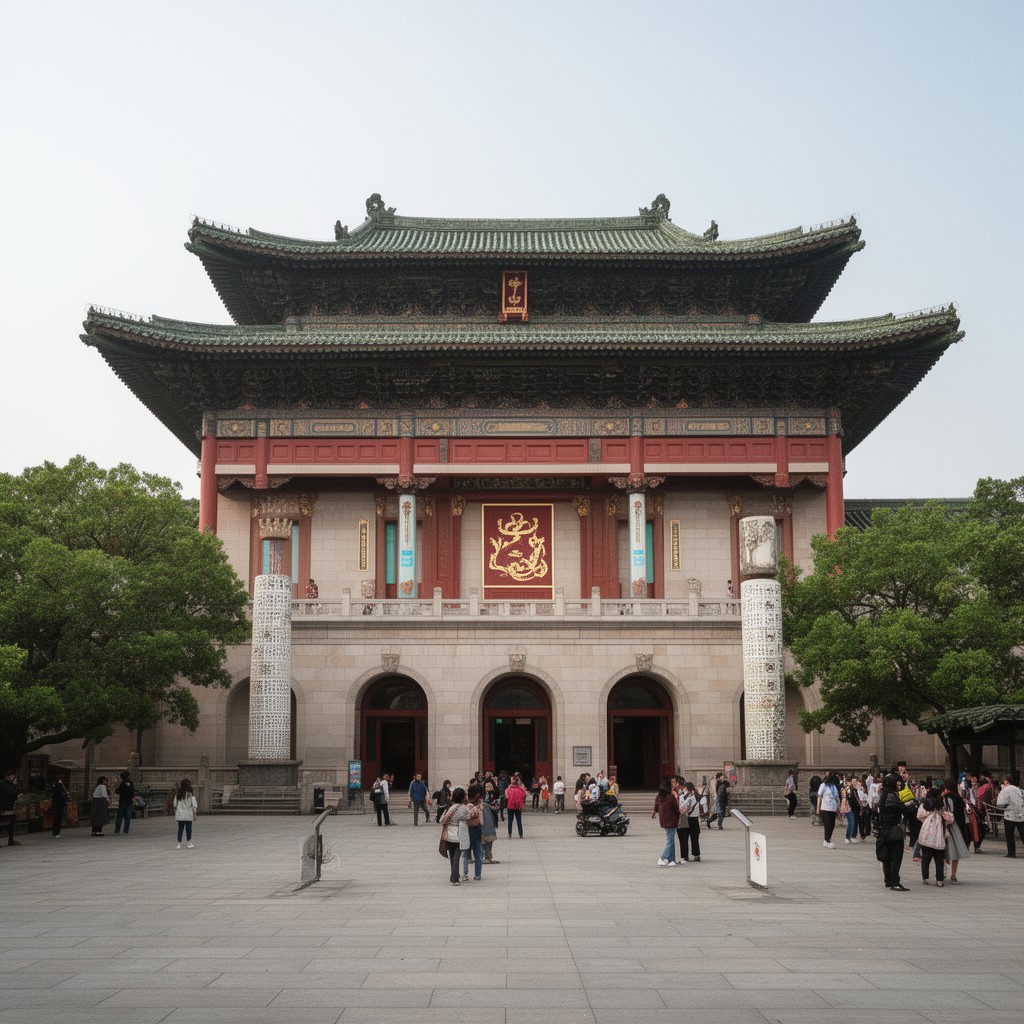 AI-generated illustration of National Palace Museum