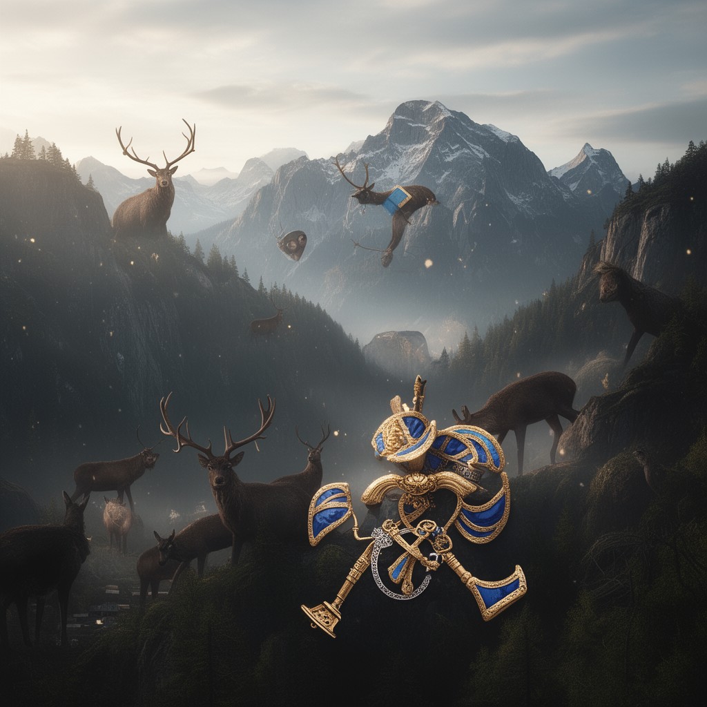 AI-generated illustration of Order of Saint Hubert