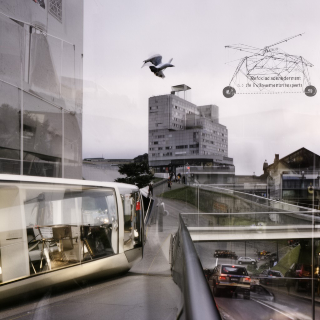 AI-generated illustration of Federal Department of the Environment, Transport, Energy and Communications
