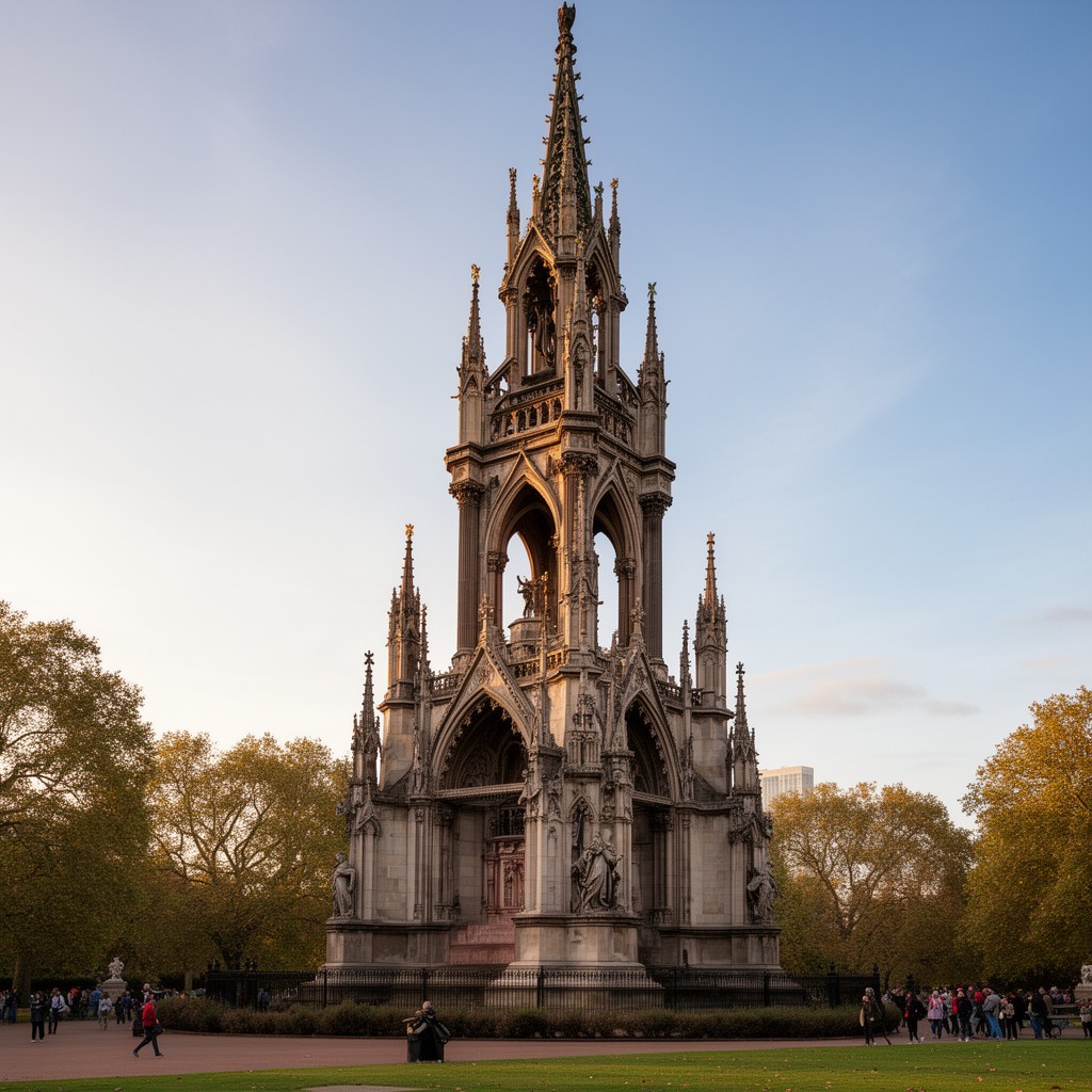 AI-generated illustration of Albert Memorial