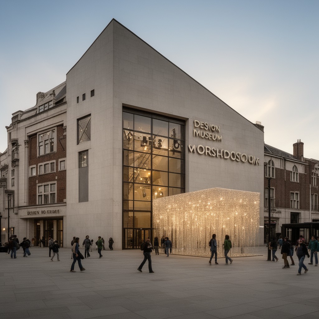 AI-generated illustration of Design Museum