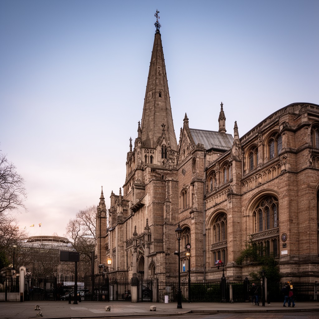 AI-generated illustration of Church of St Mary Abbots
