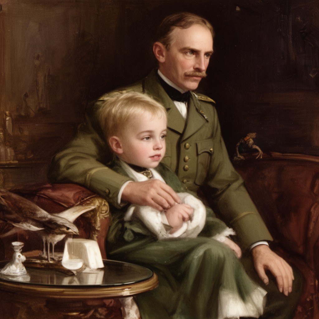 AI-generated illustration of Prince John of the United Kingdom
