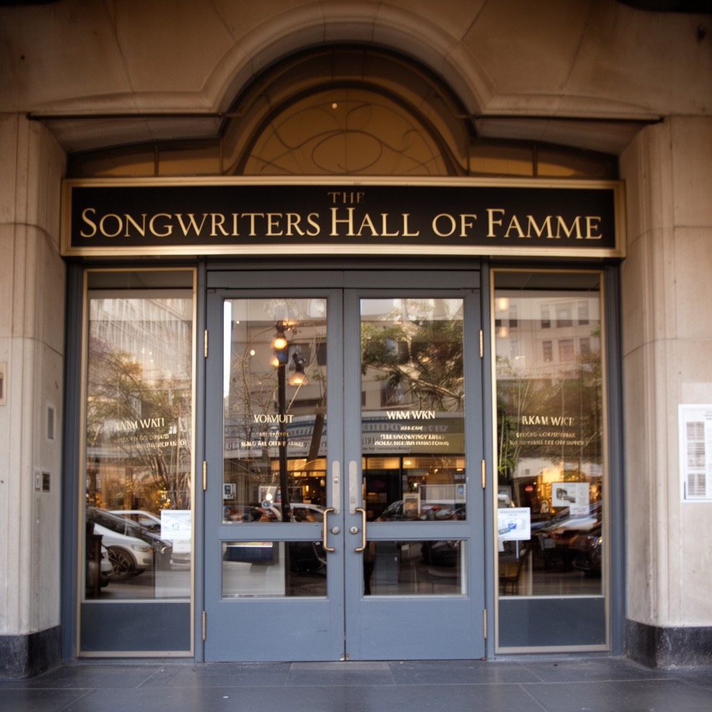 AI-generated illustration of Songwriters Hall of Fame
