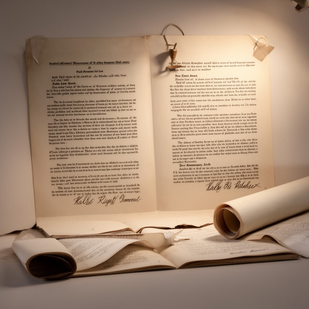 AI-generated illustration of Public Law 86-449