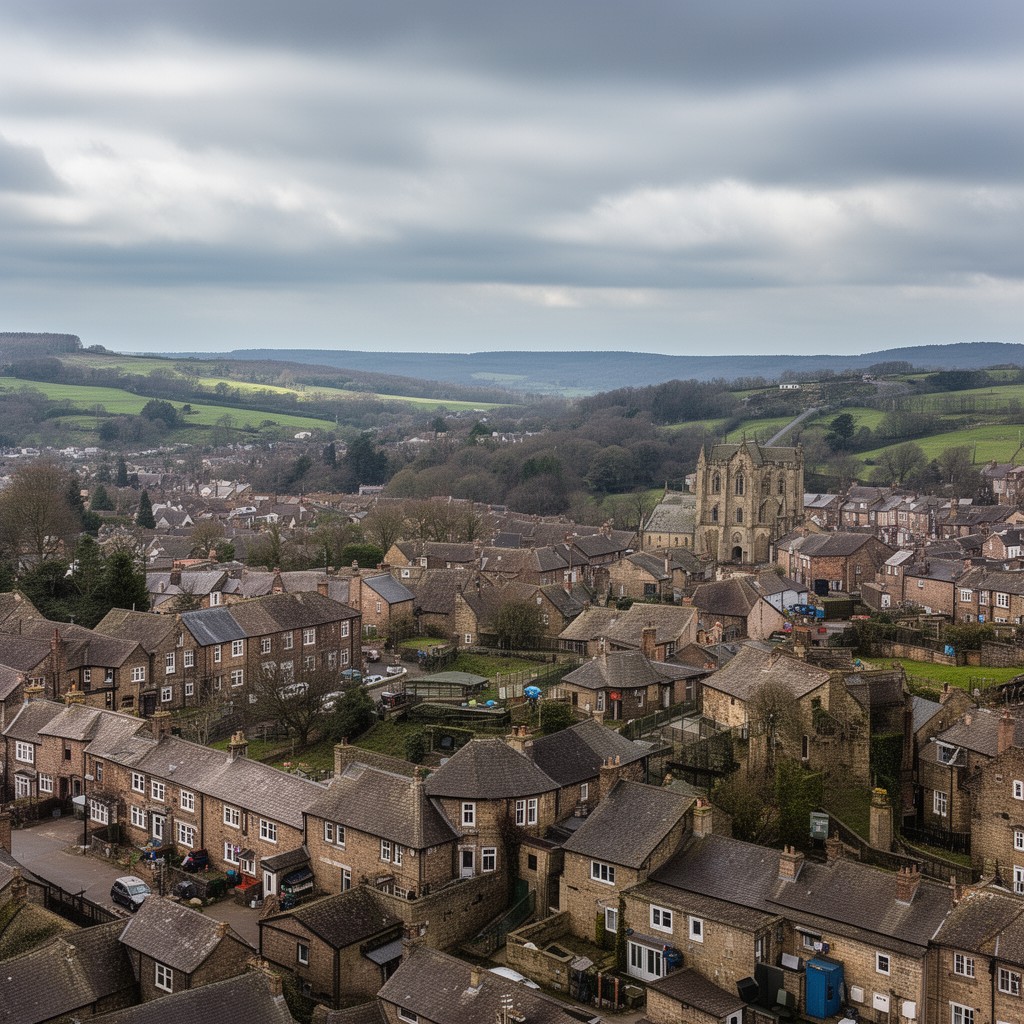 AI-generated illustration of Dronfield