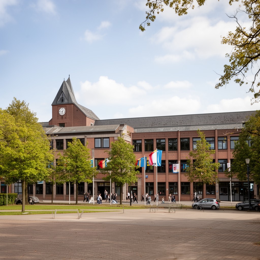 AI-generated illustration of Artland-Gymnasium Quakenbrück