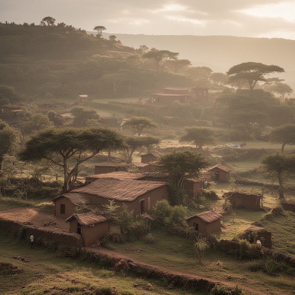 AI-generated illustration of Ethiopia