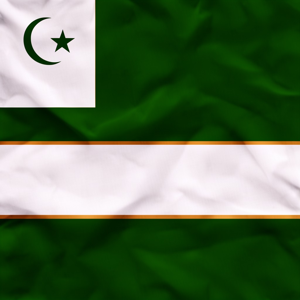 AI-generated illustration of Flag of Azad Jammu and Kashmir