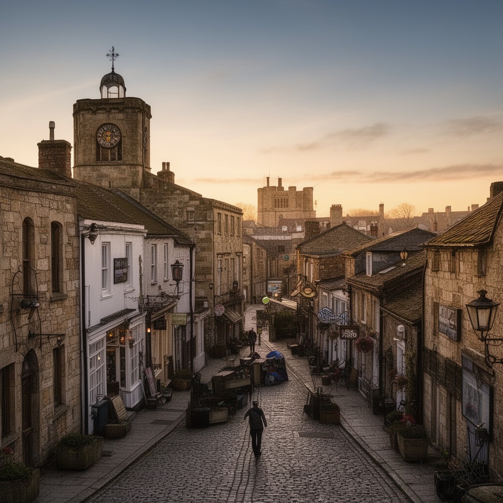 AI-generated illustration of Sleaford