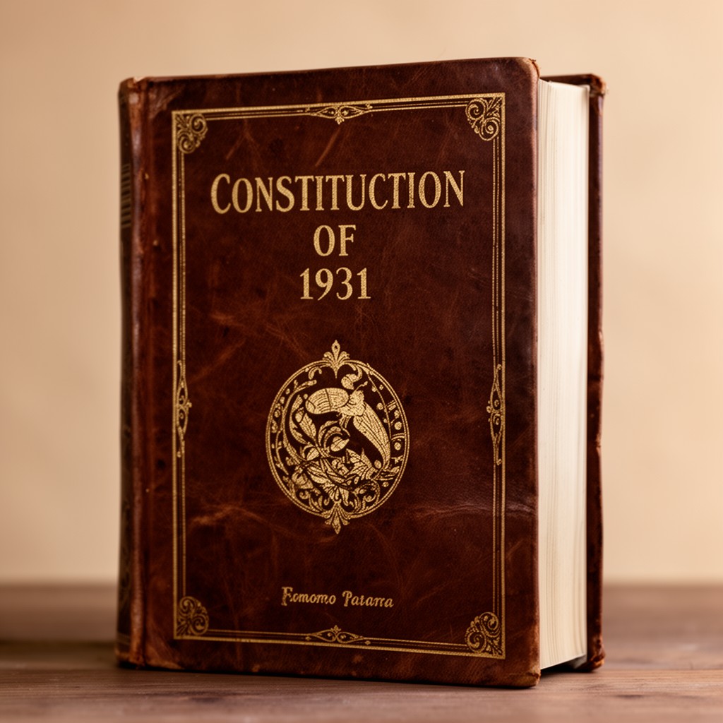 AI-generated illustration of Constitution of 1931