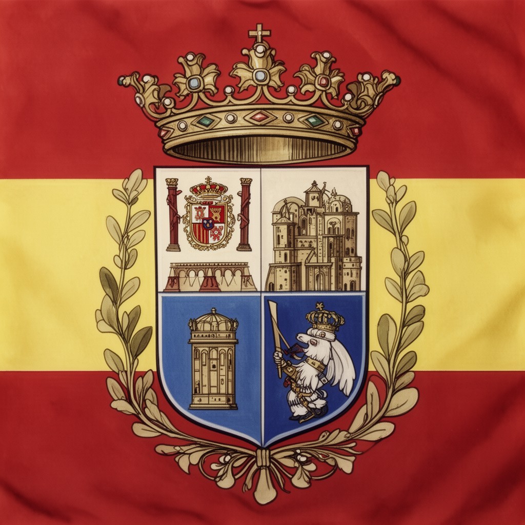 AI-generated illustration of coat of arms of the Second Spanish Republic